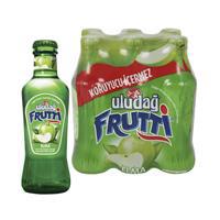 Uludağ Frutti Maden Suyu Elma Aromalı Cam Şişe 200 ml x 6 Adet