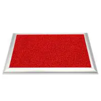 Sercan Paspas Metal Kıvırcık Fitilli 50 x 70 cm - Kırmızı