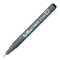 Artline 232 Drawing System Çizim Kalemi 0.2 mm - Siyah