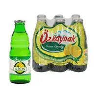 Özkaynak Maden Suyu Limon Aromalı Cam Şişe 200 ml x 6 Adet