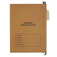 Tunakart P3007 Personel Sağlık Dosyası Askılı Telli 31.7 x 24 cm - 4 Yaprak