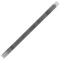 Kraf 550G İnch Ölçülü Çelik Cetvel 50 cm