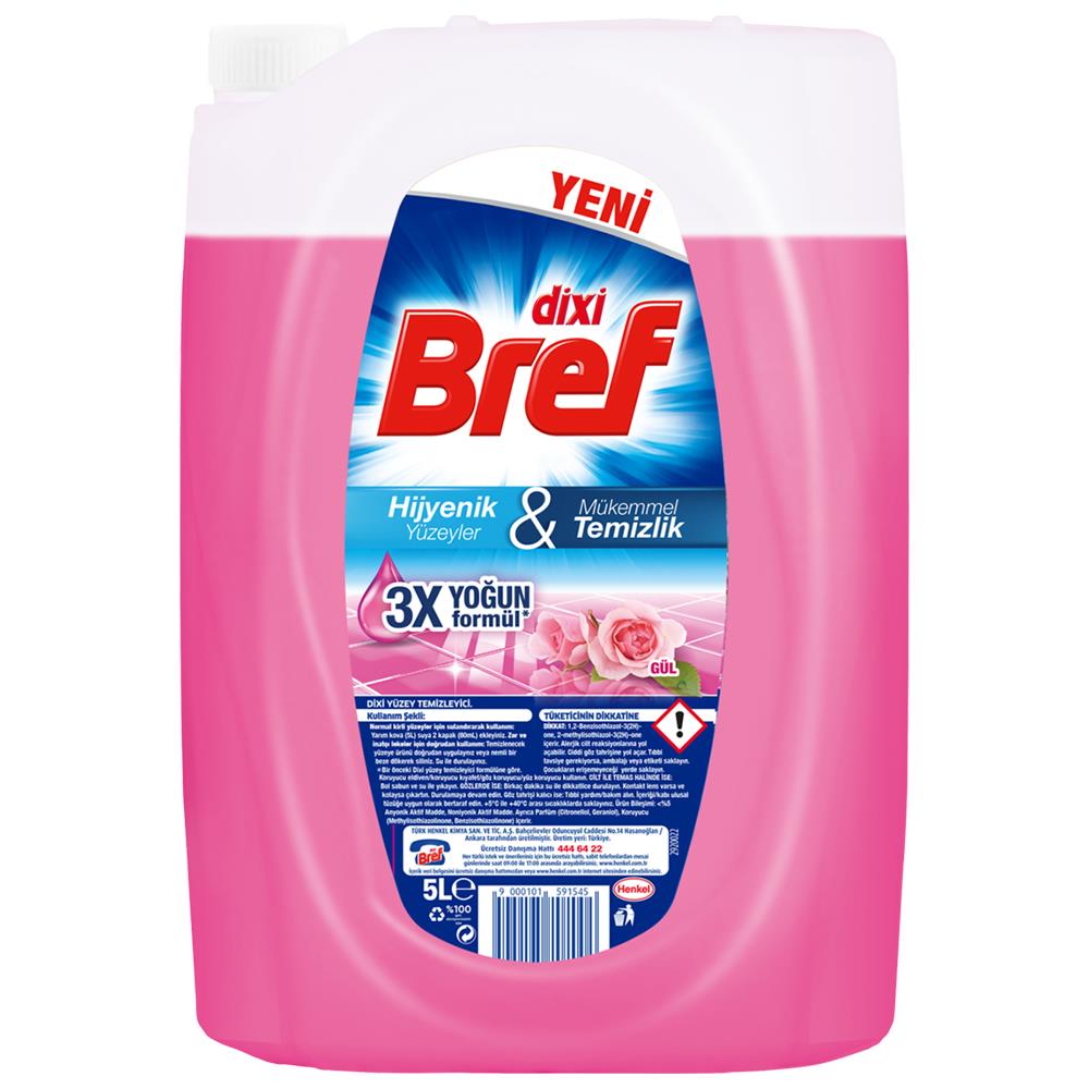 Dixi Yüzey Temizleyici Yaban Gülü Kokulu 5 L
