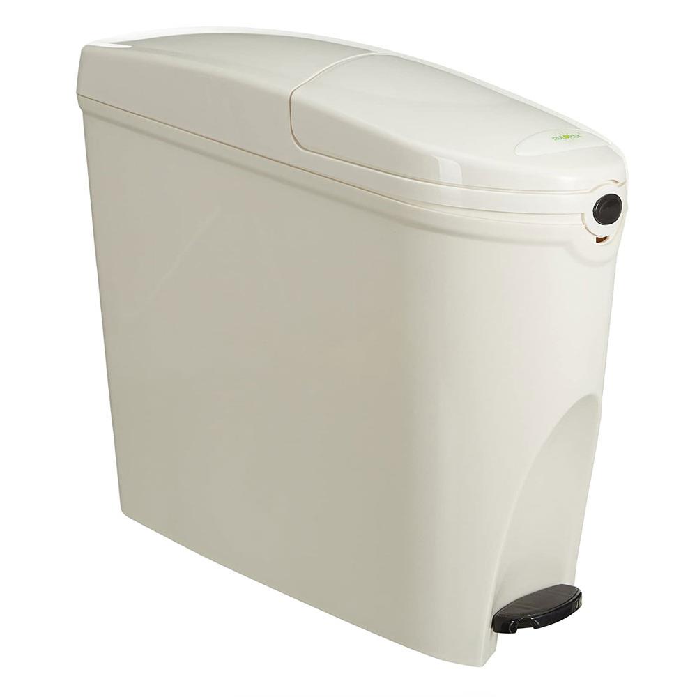 Rulopak Gizli Kapak Atık Çöp Kovası 20 L - Beyaz (603500)