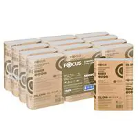 Focus Gold  Z Katlama Kağıt Havlu Çift Katlı 22.5 x 24 cm 200 Yaprak - 12 Adet (50005591)