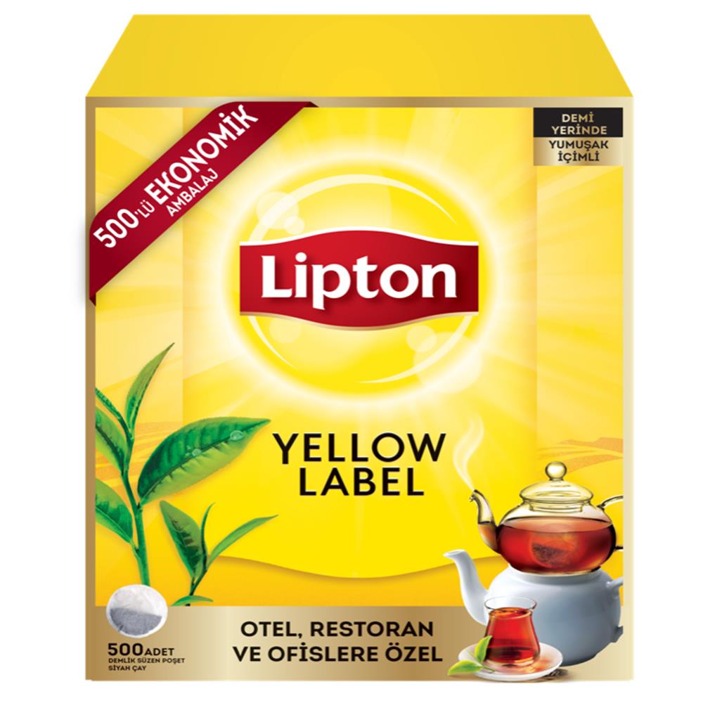Lipton Yellow Label Demlik Poşet Çay 3.2 g x 500 Adet