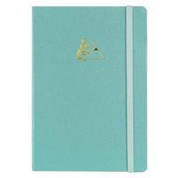 Victorias Journals Bujo Kraft Defter Keten 96 Yaprak 150 gr. Çizgili - Turkuaz
