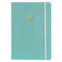 Victorias Journals Bujo Kraft Defter Keten 96 Yaprak 150 gr. Çizgili - Turkuaz