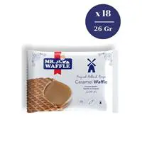 Mr. Waffle Caramel Waffle Flowpack 26 gr x 6 Adet