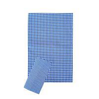 Zefir Desen Sofra Bezi Masa Örtüsü 170 x 170 Cm Mavi