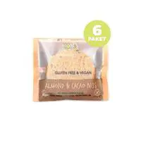 Mom's Natural Glutensiz Badem ve Kakao Nibs Cookie 50 g x 6 Adet