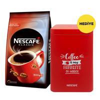 Nescafe Classic Kahve Poşet 600 g 2 Adet Alana Favorite Teneke Kutu Hediye 