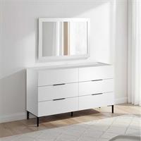 Oryana Ayna - Diamond Beyaz 68x98x2 cm