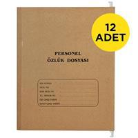 X-Plus Personel Özlük Dosyası Askılı Telli 24 x 32 cm - 8 Yaprak x 12 Adet