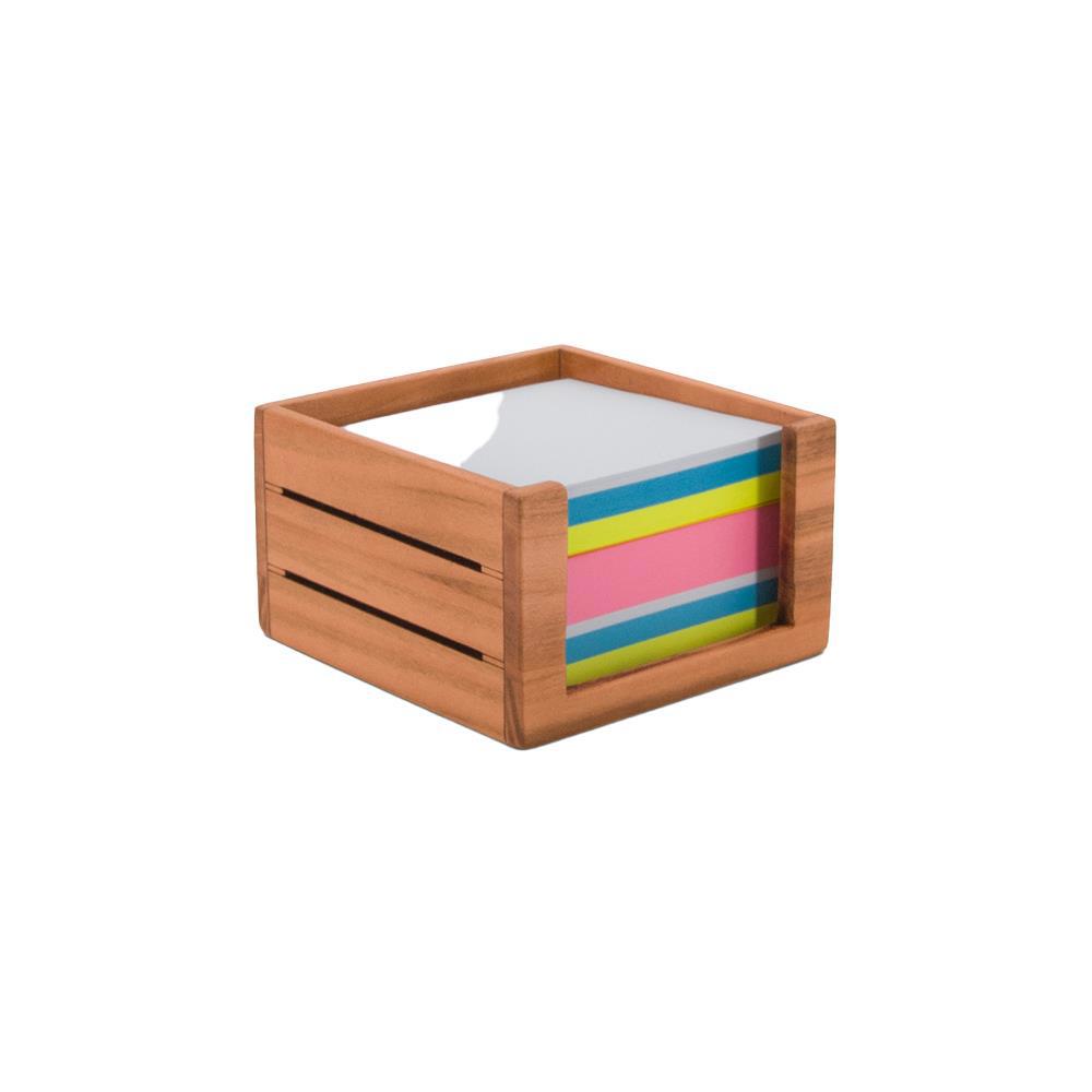 Woodsaka 3LK09 3LINE Ahşap Küp Blok Notluk
