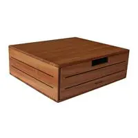 Woodsaka 3LK381-B 3LINE Ahşap Çekmeceli Monitör Yükseltici - Büyük