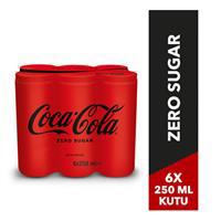 Coca Cola Şekersiz Slim 250 ml x 6 Adet