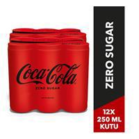 Coca Cola Şekersiz Slim 250 ml x 12 Adet