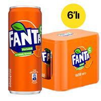 Fanta Slim 250 ml x 6 Adet
