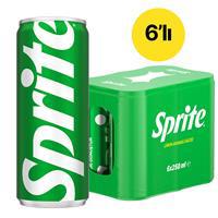 Sprite Slim Limon Aromalı 250 ml x 6 Adet