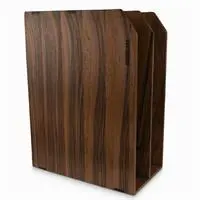 Woodsaka RK405 Reka Ahşap İki Bölmeli Dosya Rafı Yatay ve Dikey