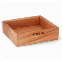 Woodsaka GB023-K Gobi Ahşap Küp Blok Notluk ve Ataşlık