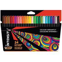 Bic Intensity Keçeli Boya Kalemi 24 Adet - Karışık Renk