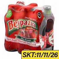 Beypazarı Maden Suyu Nar Aromalı Cam Şişe 200 ml x 6 Adet