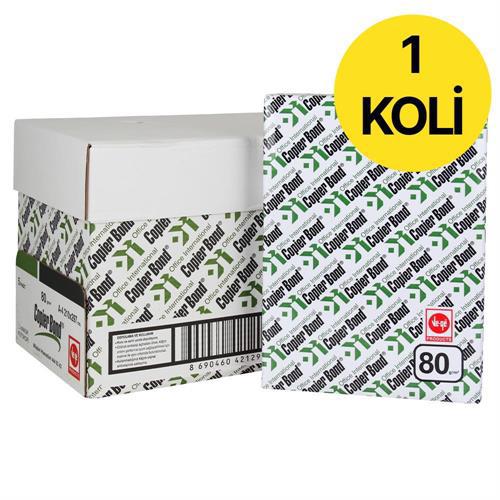 Copier Bond A4 Fotokopi Kağıdı 80 g/m² 500 Yaprak x 5 Paket (1 Koli)