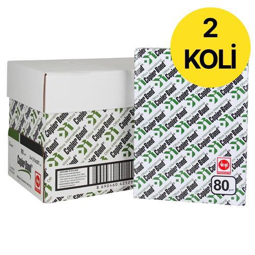 Copier Bond A4 Fotokopi Kağıdı 80 g/m² 500 Yaprak x 10 Paket (2 Koli)