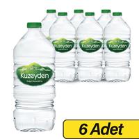 Kuzeyden Su Pet Şişe 1 L x 6 Adet