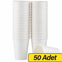 Huhtamaki Karton Bardak 9 oz 200 ml 50 Adet Beyaz