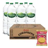 Ülker Çokoprens Bisküvi 30 g x 24 Adet + Kuzeyden Su Pet Şişe 1.5 L x 6 Adet
