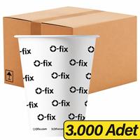 Ofix Karton Bardak Özel Baskılı 7 oz 180 ml (3.7 g) 3.000 Adet - 1 Koli