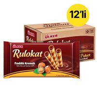 Ülker Rulokat Gofret Fındık Kremalı 42 g x 12 Adet