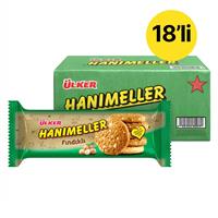 Ülker Hanımeller Bisküvi Fındıklı 82 g x 18 Adet
