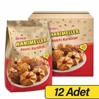 Ülker Hanımeller Tatlı Kurabiye Asorti 150 g x 12 Adet