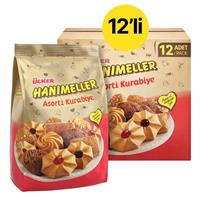 Ülker Hanımeller Tatlı Kurabiye Asorti 150 g x 12 Adet