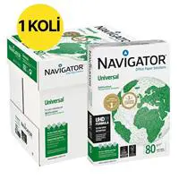 Navigator A4 Fotokopi Kağıdı 80 g/m² 500 Yaprak x 5 Paket (1 Koli)