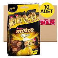 Ülker Metro Mini Çoklu Paket Çikolata Bar 102 g x 10 Adet