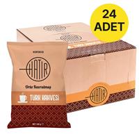 Hatır Orta Kavrulmuş Bol Köpüklü Türk Kahvesi 100 gr x 24 Adet (1 Koli)