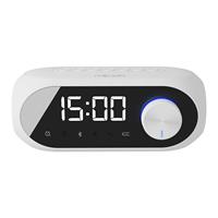 Mikado MD-W7 1200mAh 5W Beyaz Bluetooth-Aux-Derece-Usb-FM (RADYO) Alarmlı Saat Speaker Speaker