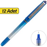 Uni-Ball UB-185S İğne Uç Kalem 0.5 mm - Mavi x 12 Adet