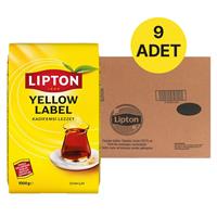 Lipton Yellow Label Dökme Çay 1 kg x 9 Adet (1 Koli)
