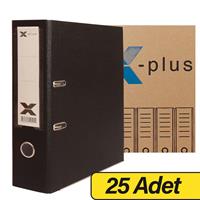 X-Plus Extra Plastik Klasör Geniş - Siyah x 25 Adet (Koli)