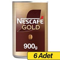 Nescafe Gold Çözünebilir Kahve Teneke 900 g x 6 Adet