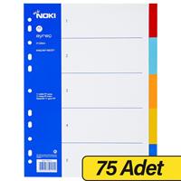 Noki 59115 Seperatör A4 5 Renk x 75 Adet