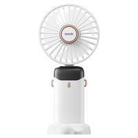 Asonic AFN28 Beyaz 500mAh 3 Kademe Dijital Göstergeli Katlanabilir Mini USB Fan
