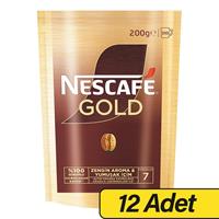 Nescafe Gold Çözülebilir Kahve Poşet 200 g x 12 Adet