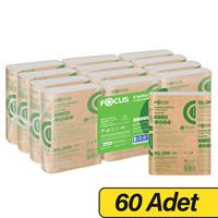 Focus Optimum Z Katlama Kağıt Havlu Çift Katlı 20 x 24 cm 200 Yaprak - 12 Adet (50000691) x 5 Adet